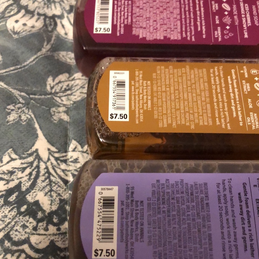 NWT Bath & Body Works 5 Pc Hand Soap - Picture 7 of 7
